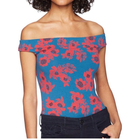 Free People So Much Off The Shoulder Bodysuit - Picture 1 of 7